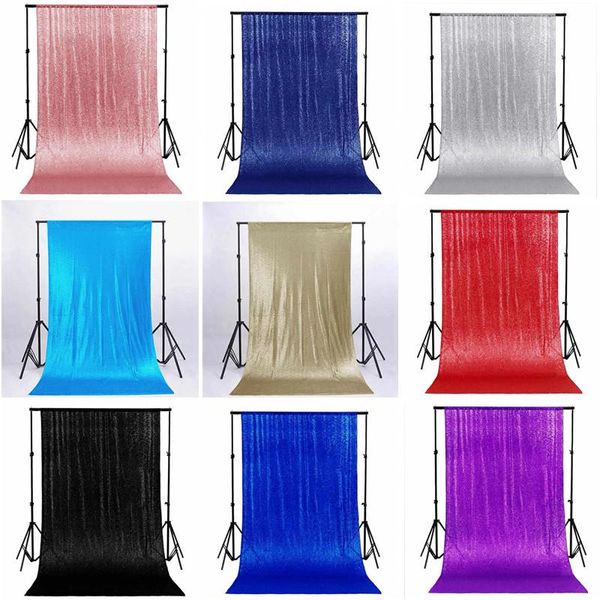 

party decoration shiny gold sequin wedding backdrop curtain birthday baby shower event decor pography fabric panel po props
