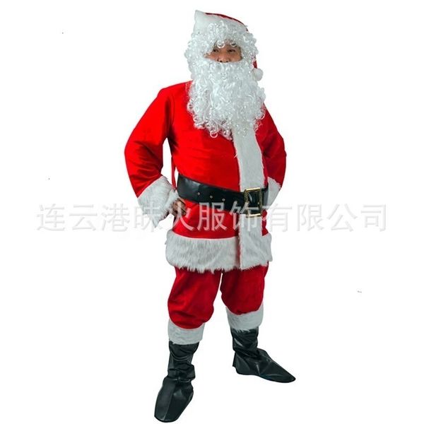 

claus casual dresses santa costume underwear large christmas suit, Black;gray