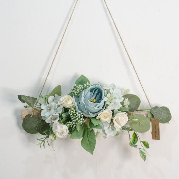 

decorative flowers & wreaths hanging front door wall decoration artificial peony ornament 30cm home floral party wedding deoration simulatio