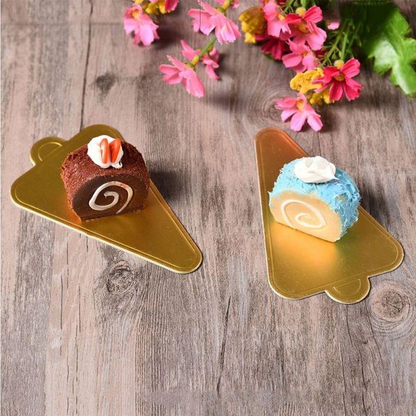 

100pcs/set round mousse cake boards gold paper cupcake dessert displays tray wedding birthday pastry decorative tools kit other bakeware
