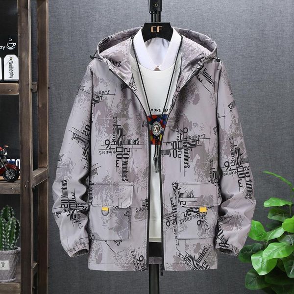 

men's jackets plus size 6xl 7xl 8xl jacket fashion casual hooded zipper autumn bomber men outwear windbreaker streetwear, Black;brown