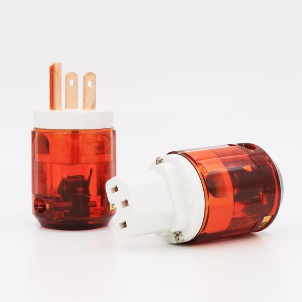 

smart power plugs pair pure copper us plug p046+c046 ac audio