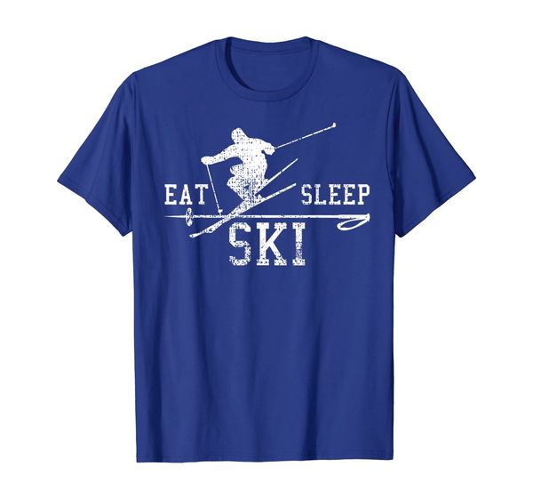 

ski siing eat sleep repeat gift, White;black