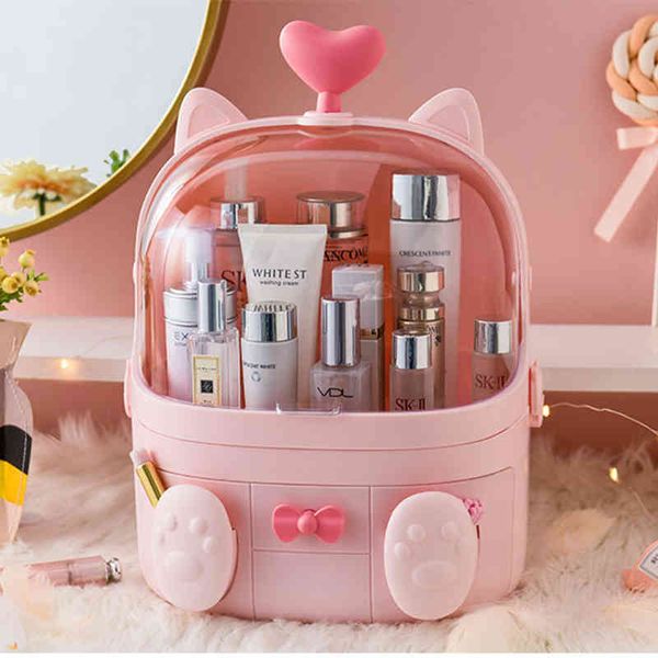 

makeup organizer bathroom cosmetics storage drawer typer waterproof and dustproof bathroom multifunctional jewelry box