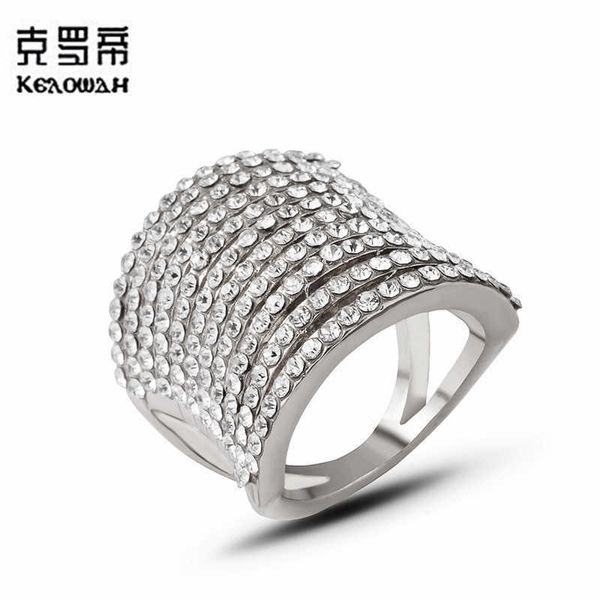 

crotti simple index finger diamond ring lady star ring jewelry, Golden;silver