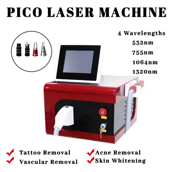 Sun Spot Trattamento dell'acne Rimozione del tatuaggio Nevo Dissolvenza Macchina Picolaser Macchine laser Pico