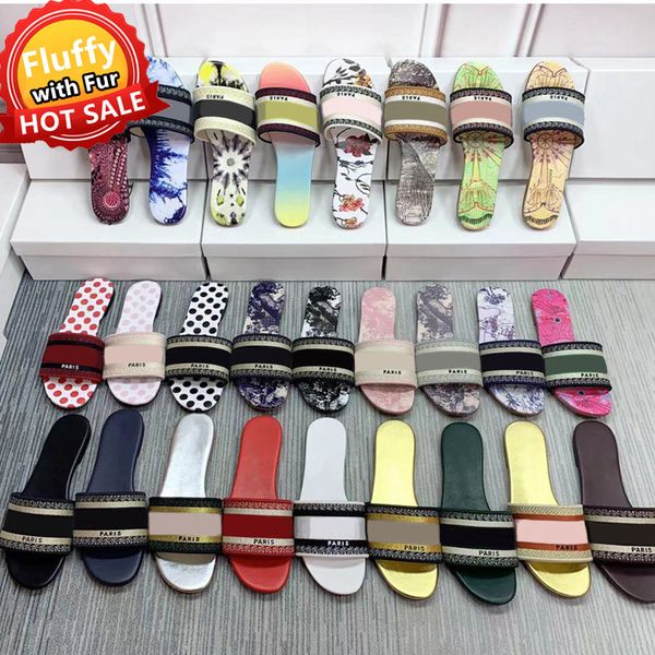 

paris embroidered dazzle dway slipper women ladies scuffs summer beach striped causal flip flops flat slide slippers sandals cotton designer, Black
