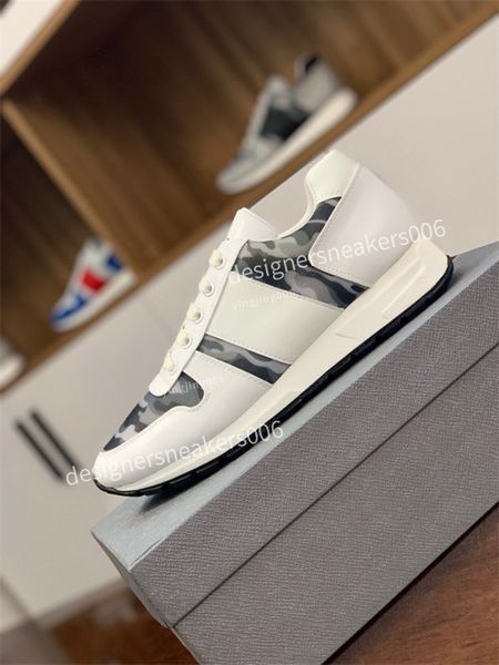 

men stud runner shoe camouflage trainers mesh real leather combo runner sneakers reflective outdoor shoes dress shoes size38-46, Black