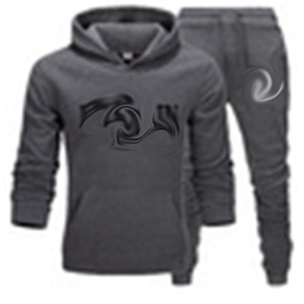 

tracksuit 21ss sportswear mens and womens sweat suit full letters spring autumn fashion show clothes long sleeved two-piece set fall jogging, Gray