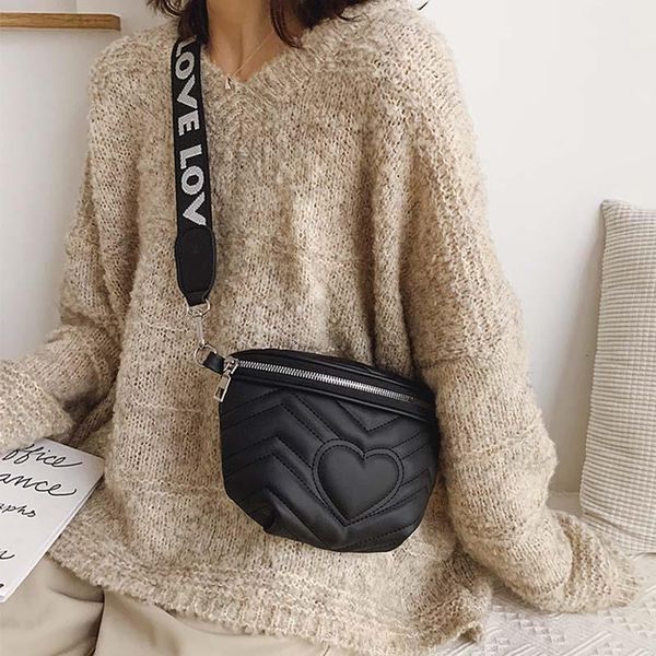 

fashion waist bag women leather belt bags female fanny pack zipper hip bag high capacity banana bag waist pack purse yb326