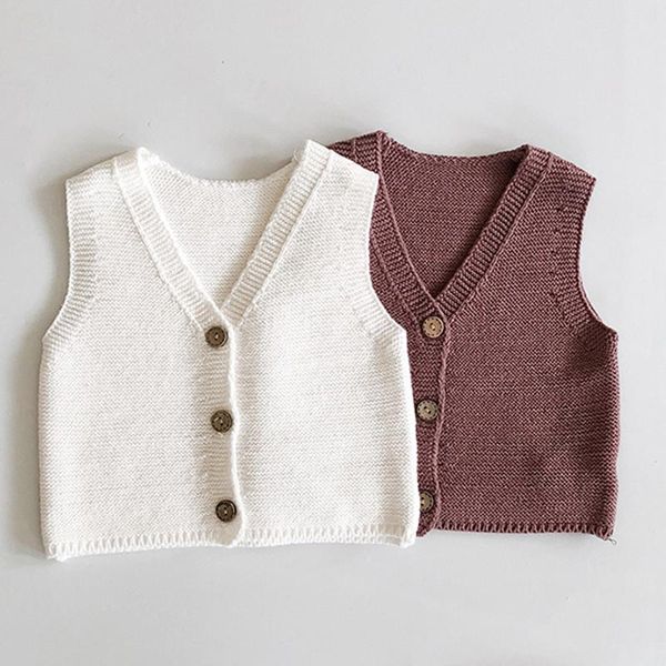 

toddler baby girls boys knitting sleeveless clothes spring autumn infant cardigan coat korean style vest jackets, Blue;gray