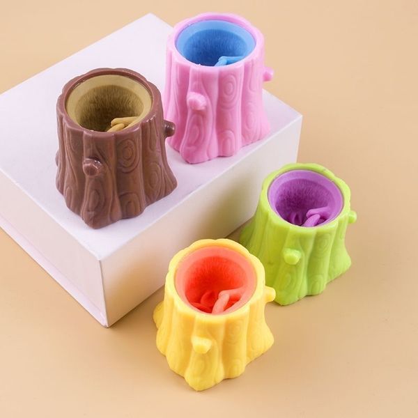 

dhl decompress squirrel stump stress relief toy vent pinch music evil cup