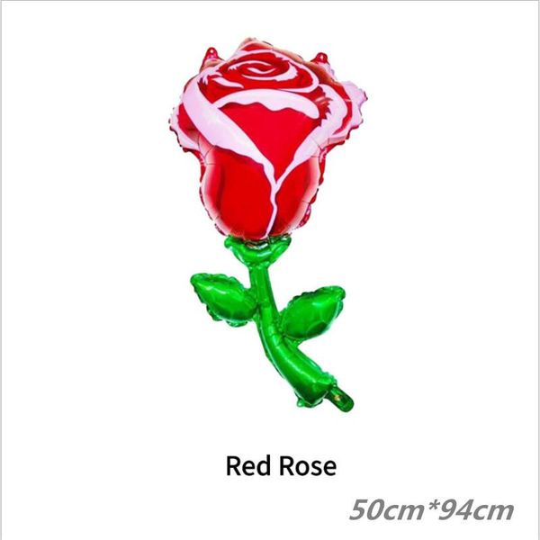 

party decoration large rose flower sunflower aluminum film balloon bar
