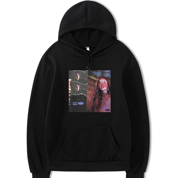 

hoodiesnew olivia rodrigo fashion loose men's and women's hooded sweater, Black