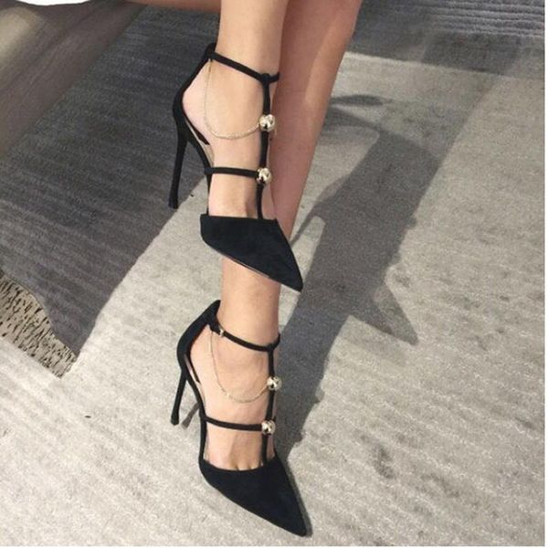 

dress shoes women's high-heeled 2021 spring and summer pointed heel black wild sexy