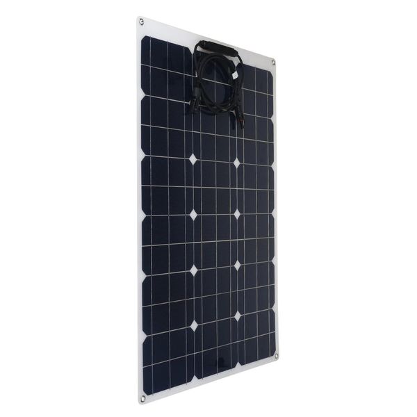 Pannello solare monocristallino altamente flessibile da 180 W 18 V impermeabile