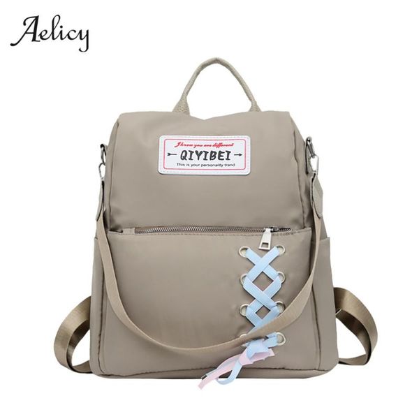 

backpack aelicy oxford women fashion female small bagpack schoolbag for teenager girl multifunction 2021 sac a dos