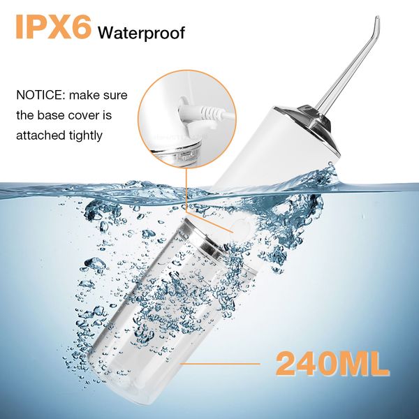 

oral irrigator dental water jet teeth whitening cleaner water flosser portable irrigator for teeth water thread for teeth 6tips perfections