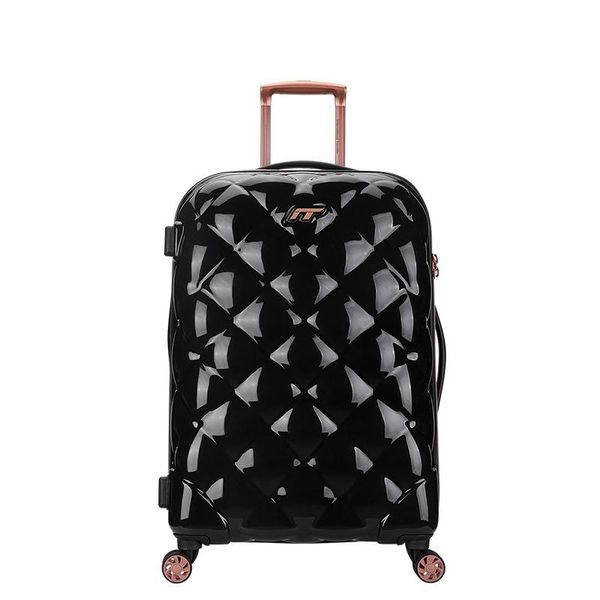 

20'24'29' lingge pattern women trolley suitcase ultra light boarding case luggage mala de viagem koffer valise bagages suitca