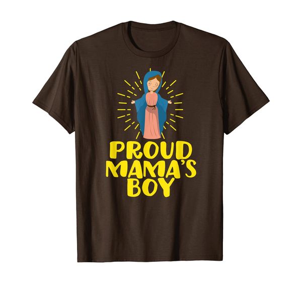 

virgin mary t-shirt happy mother's day catholic mama's boy, White;black