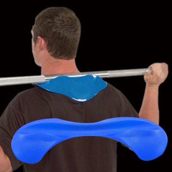 

back support barbell exercise squat training shoulder protection pad weight lifting cushion neck protecter accessory, Black;blue