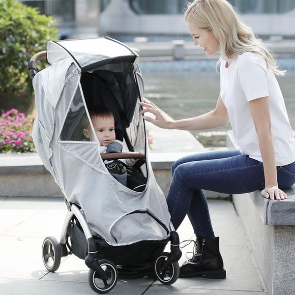 

universal dust shield insect protection upf50+ full cover summer mosquito net for baby stroller pushchair parts & accessories