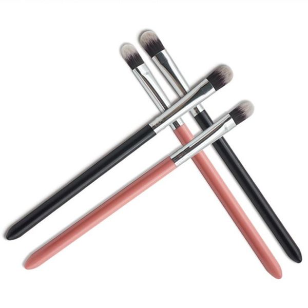 

makeup brushes large eye shadow brush with black pink handle, nose brush, tool