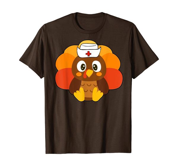 

nurse turkey cute family gift happy thanksgiving's day t-shirt, White;black