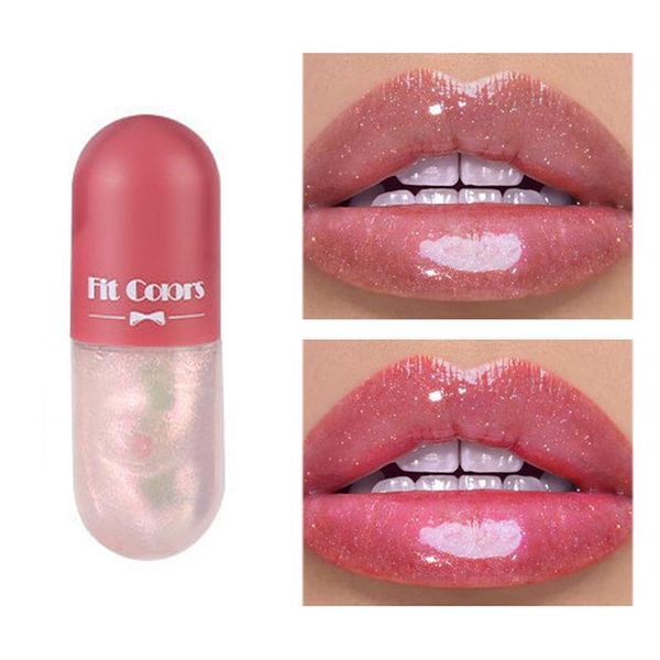 

lip gloss de cristal plumper brilhante claro batons hidratante maquiagem labial matiz