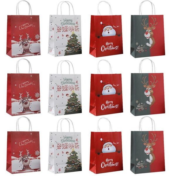 

gift wrap 12pcs adorable kraft bag christmas candy for store party