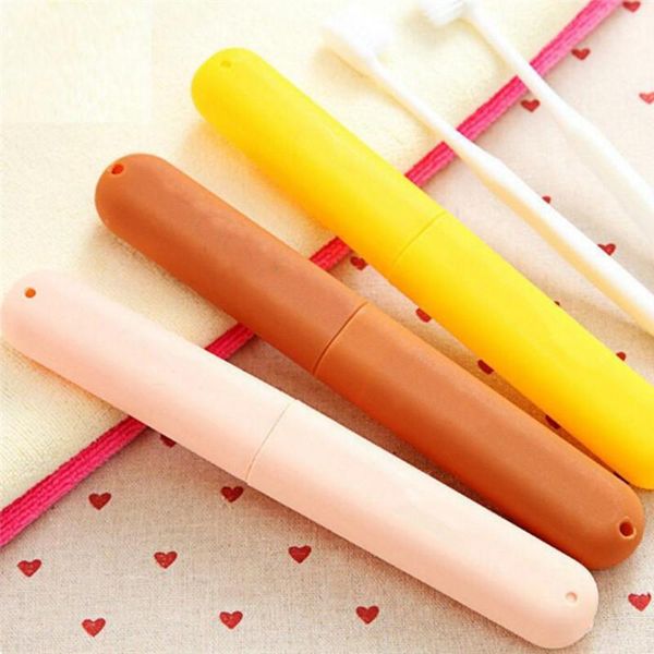 

portable 19.5cm toothbrush cover holder animal bear outdoor travel hiking camping toothrush cap case protect storage cute box bath accessory