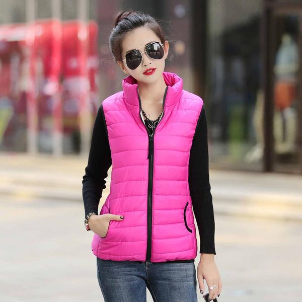 

women's vests wmwmnu 2021 autumn and winter cotton vest soft white duck down warm jacket outwear plus size, Black;white
