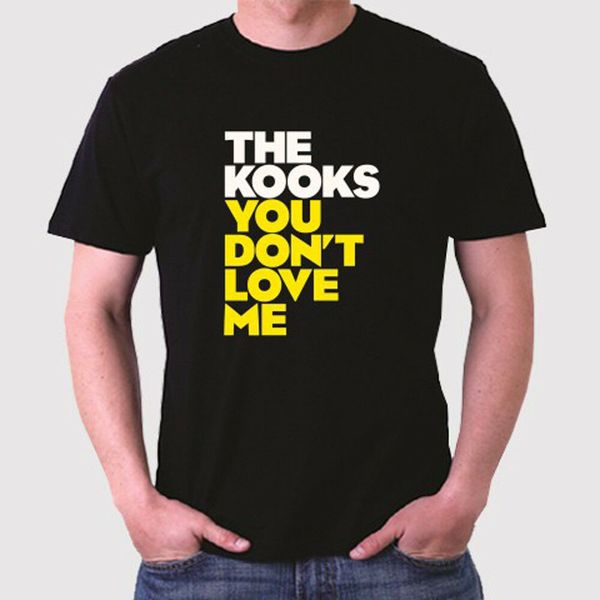 

The Kooks Band You Dont Love Me Logo Men's Black T-Shirt Size S to 3XL, White;black