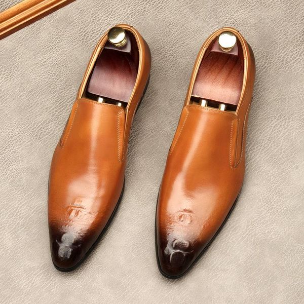 

men's formal leather shoes, suits, cowhide wedding suit shoes dress, Black