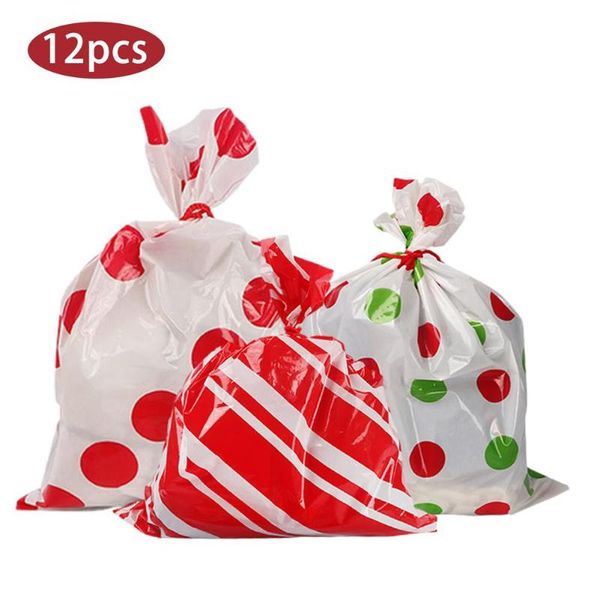 

christmas decorations 12pcs santa gift bag candy snowflake crisp merry for home year 2021 noel presents