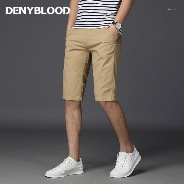 

denyblood jeans summer mens casual shorts stretch cotton chinos bermuda masculina compression plus size men 28-46 men's, White;black