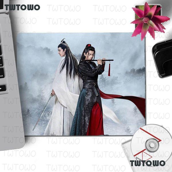 

mouse pads & wrist rests the untamed xiao zhan wang yibo office mice rubber pad anime mousepad for friend gift desk 29x25cm