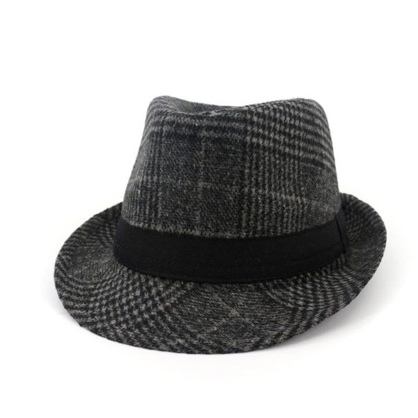

stingy brim hats fashion men fedora hat with ribbon panama jazz outdoor casual, Blue;gray