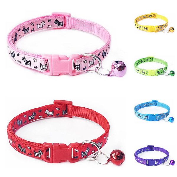 

cat collar with bell adjustable buckle pet supplies accessories small dog chihuahua safe soft velvet collars & leads