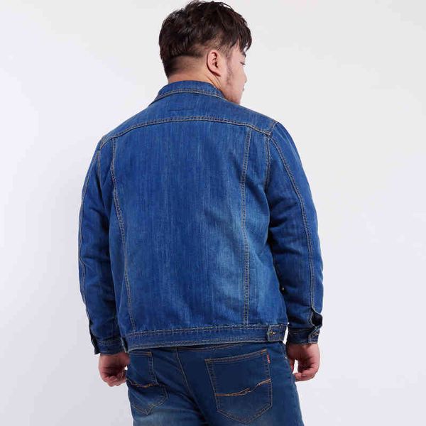 

men's jackets oversize 5xl 6xl 8xl men jean jacket spring winter classic casual denim fashion hip hop streetwear fat coat 59y7, Black;brown