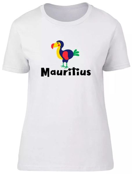 

Maurtitius Dodo Bird Fitted Womens Ladies T Shirt, White;black