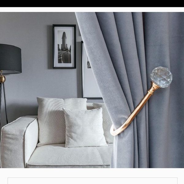 

curtain & drapes nordic mink velvet texture curtains pure color not down for living room high-end club tulle decoration