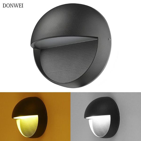 

outdoor wall lamps donwei 10w led light waterproof ip65 modern nordic style indoor living room porch garden lamp ac85-265v