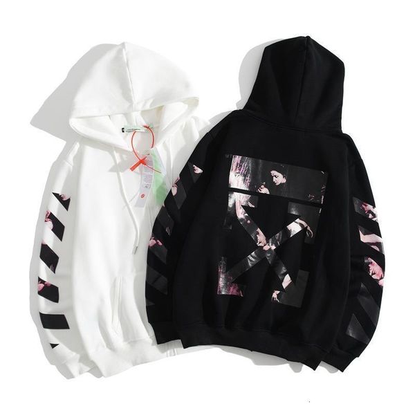 

meichao off angel virgin arrstyle hoodie style men and women lovers loose cardigan zipper, Black