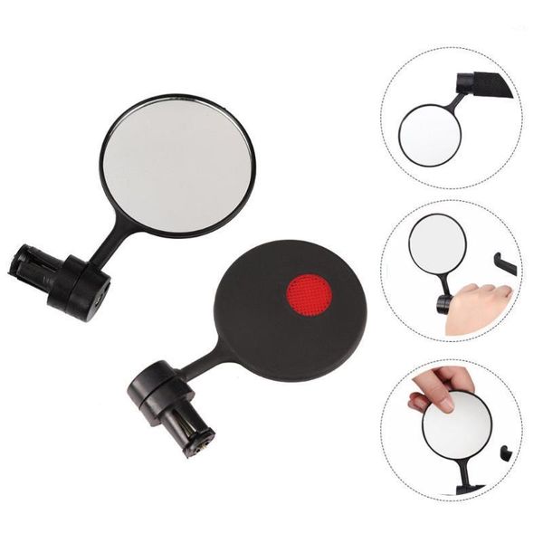 

bike groupsets 1 pair round mountain rearview mirrors safety adjustable bar end1