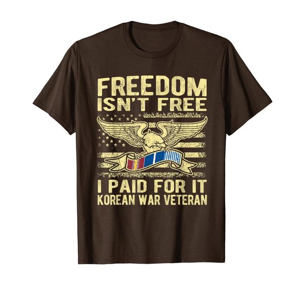 

om isn't i paid for it - korean war veteran shirt, White;black