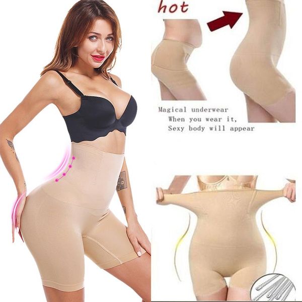 

women's shapers richkeda store 2021 plus size body women high waist trainer shaper shapewear slimming pants tummy control, Black;white