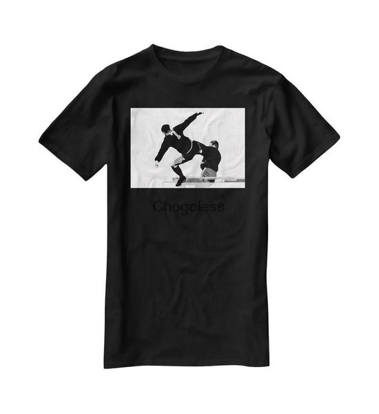 

men's t-shirts eric cantona kick t-shirt, White;black