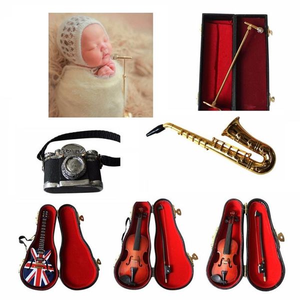 

caps & hats baby pography props accessories musical instrument model born po shoot, Yellow