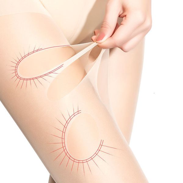 

bottomed women' anti hook silk pantyhose ultra-thin summer pine stockings, Red;black